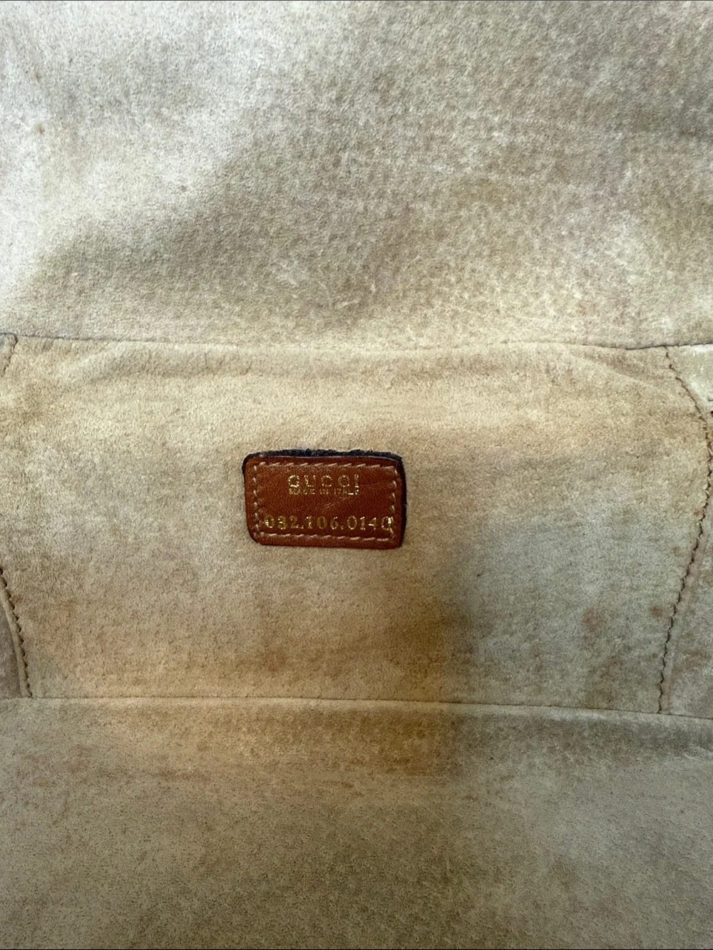 Vintage Gucci Horsebit Leather Train Case Vanity Cosmetic Bag Brown Italy - Picture 7 of 12